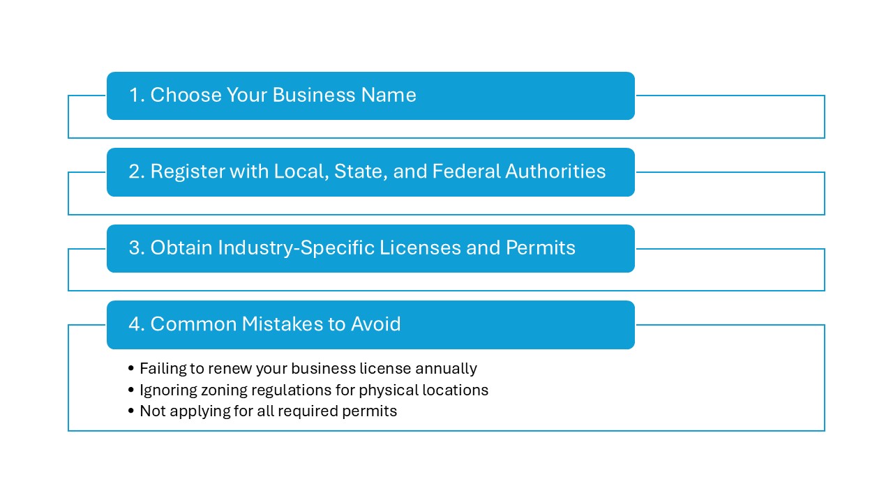 business registration and licensing