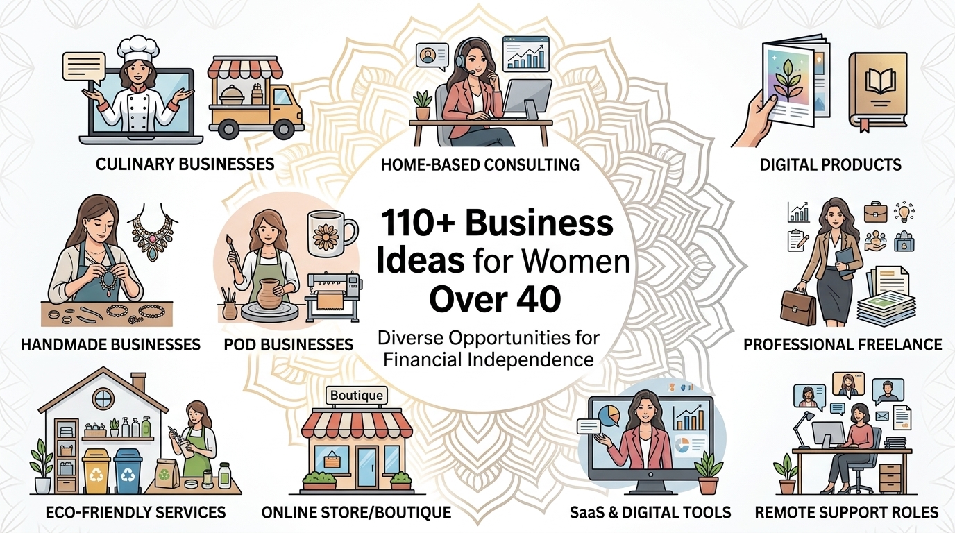 business ideas for women over 40